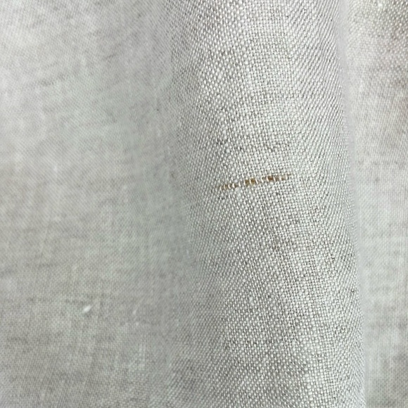 Chicos 100% Linen Wide Leg Pants. Size 2.5 or US 14. Tan. Lagenlook. - Picture 8 of 13